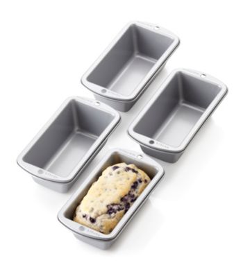 LivingQuarters 4-Piece Mini Loaf Pan Set