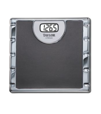 Taylor® Chrome Electronic Bath Scale - Black