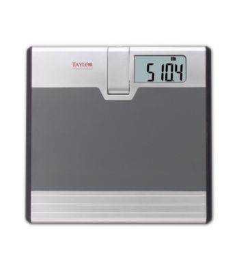 Taylor® Projection Bath Scale - Gray/Silver