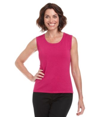 Laura Ashley® Petites' Scoopneck Shell Sweater