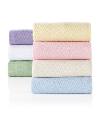 Elite Home Products Sea Breeze Cotton Blankets