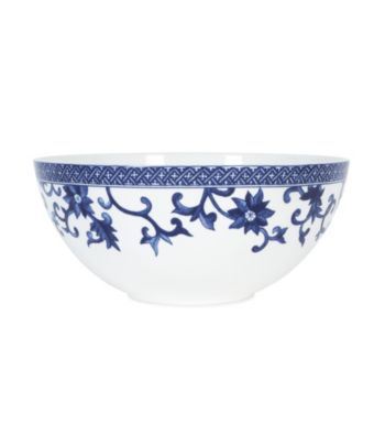 Lauren Ralph Lauren Mandarin Blue Round Vegetable Bowl