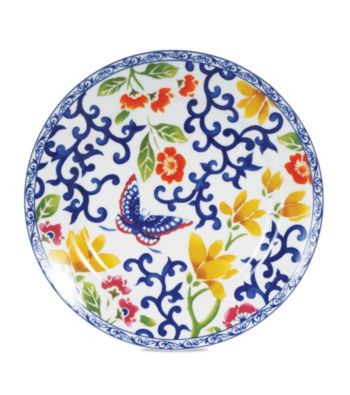 Lauren Ralph Lauren Mandarin Blue Butterfly Brunch Plate