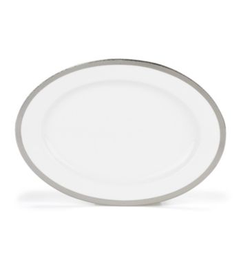 Lauren Ralph Lauren Hewitt Platinum Oval Platter