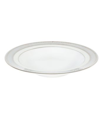 Lauren Ralph Lauren Silk Ribbon Pearl Rim Soup Bowl