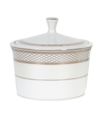 Lauren Ralph Lauren Silk Ribbon Pearl Covered Sugar Bowl