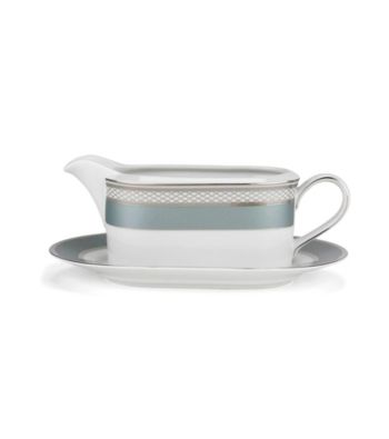 Lauren Ralph Lauren Silk Ribbon Slate Gravy Boat with Stand