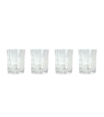 Lauren Ralph Lauren Cocktail Party Set of 4 Double Old Fashioned Glasses