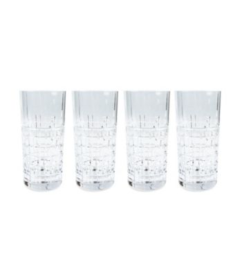 Lauren Ralph Lauren Cocktail Party Set of 4 Highball Glasses