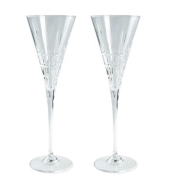 Lauren Ralph Lauren Cocktail Party Pair of Champagne Flutes