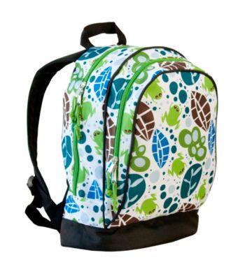 Wildkin Lily Frogs Sidekick Backpack - White/Multi