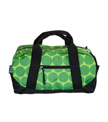 Wildkin Big Dots Green Duffel Bag - Green/Yellow