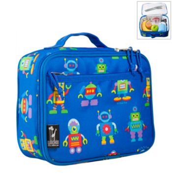 Wildkin Olive Kids Robots Lunch Box - Blue