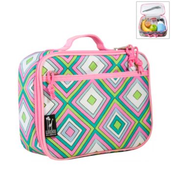 Wildkin Retro Lunch Box - Pink/Multi