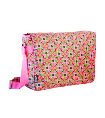 Wildkin Kaleidoscope Laptop Messenger Bag - Pink/Multi