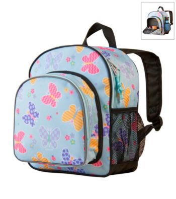Wildkin Olive Kids Butterfly Garden Pack 'n Snack Backpack - Blue