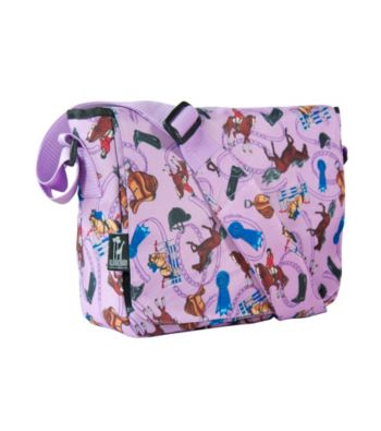 Wildkin English Riding Kickstart Messenger Bag - Purple