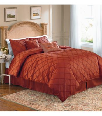 Pintuck 3-pc. Comforter Set by LivingQuarters