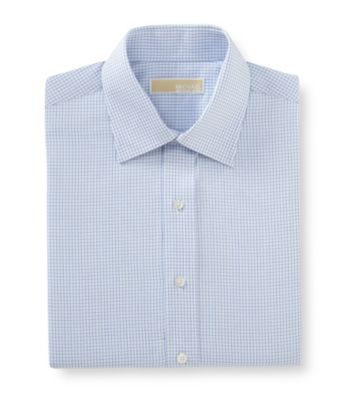 MICHAEL Michael Kors® Men's Grid Dress Shirt - Blue Stream