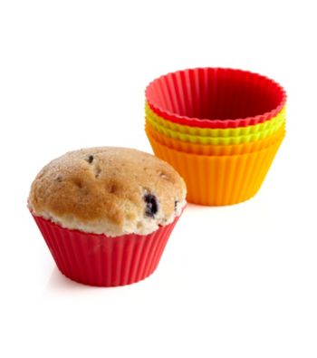 Bethany Housewares Set of 6 Silicone Muffin Liners