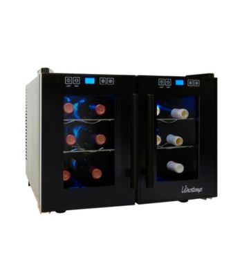 Vinotemp® 12-Bottle Dual Zone Thermoelectric Wine Cooler