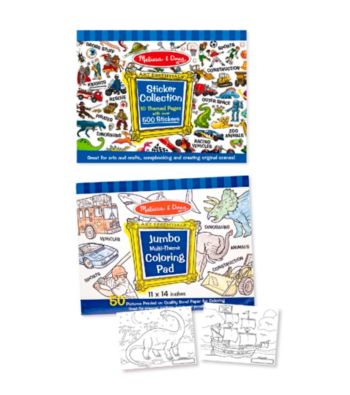 Melissa & Doug® Boys' Coloring and Sticker Pad Bundle