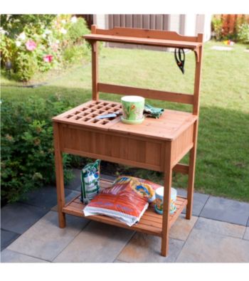 Merry Products, Corp. Potting Bench with Recessed Storage
