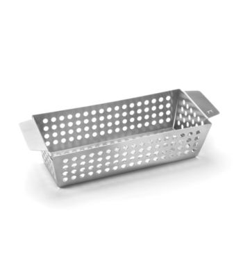 Outset® Large Stainless Steel Side Grill Basket