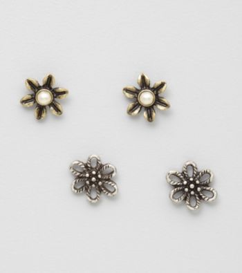 Nine West Vintage America Collection® Floral Stud Earrings Set