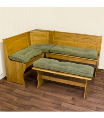 Greendale Home Fashions Hyatt 4-pc. Nook Cushion Set - Moss