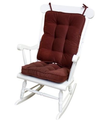 Greendale Home Fashions Hyatt Standard Rocking Chair Cushions - Burgundy