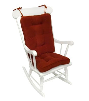 Greendale Home Fashions Hyatt Standard Rocking Chair Cushions - Scarlet