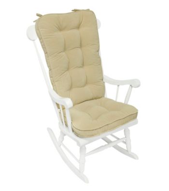 Greendale Home Fashions Hyatt Jumbo Rocking Chair Cushion Set - Cream