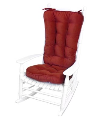 Greendale Home Fashions Hyatt Jumbo Rocking Chair Cushion Set - Scarlet