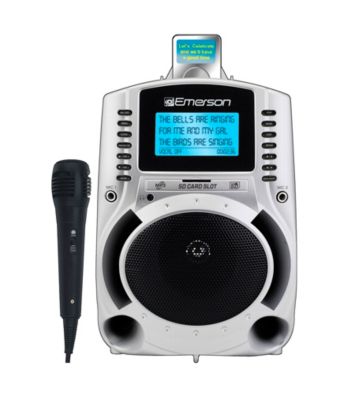 Emerson® Portable MP3 and Lyric Karaoke Player