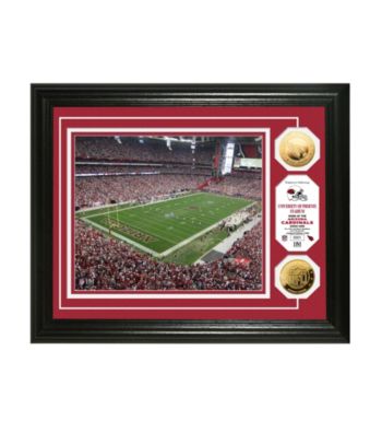 Framed Photo of University of Phoenix Stadium and NFL Coins by Highland Mint