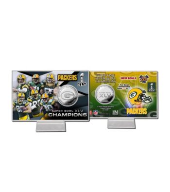 Super Bowl XLV Silver Coin Card by Highland Mint
