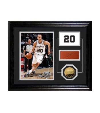 Manu Ginobili Player Pride Desktop Photo Mint by Highland Mint