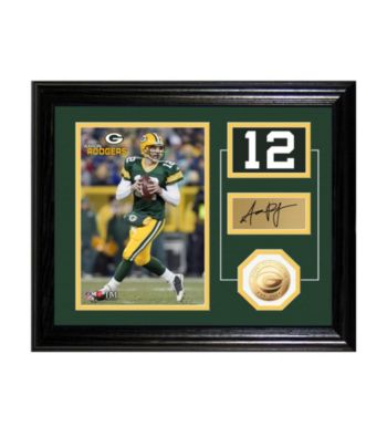 Aaron Rodgers Player Pride Desktop Photo Mint by Highland Mint
