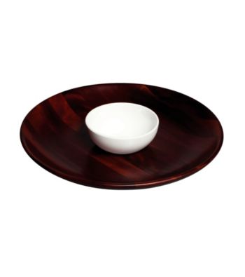 Gordon Ramsay Maze by Royal Doulton® Wood Chip Tray and Ceramic Dip Bowl