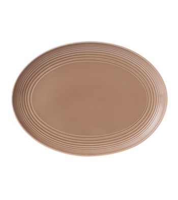 Gordon Ramsay Maze Taupe by Royal Doulton® Oval Platter