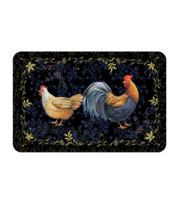 Bungalow Flooring New Wave Black Rooster Mat