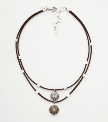 Nine West Vintage America Collection® Double Layer Suede Necklace