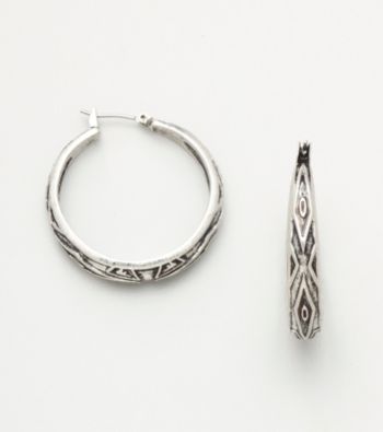 Nine West Vintage America Collection® Stamped Hoops