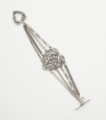 Nine West Vintage America Collection® Multi Strand Heart Bracelet