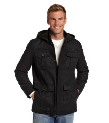 Guess Men's Four-Pocket Hooded Jacket