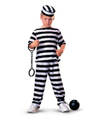 Jailbird Child Costume