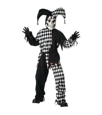 Evil Jester Child Costume