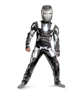 Iron Man 2 (2010) Movie - Classic War Machine Muscle-Chest Child's Costume