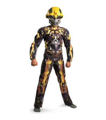 Transformers 3: Dark of the Moon Movie - Classic Bumblebee Muscle-Chest Child's Costume